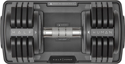 Hantel i rregullueshëm Half Human SFIT P HH30003, 25kg, çelik, i zi