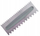 Krehër teksturues për torta, çelik inox, 22 cm, gri