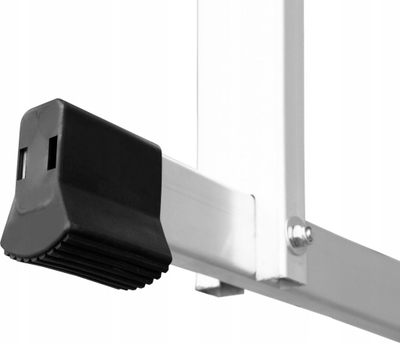 Stabilizator shkalle DRABEST 1100mm, alumin, profil 60x20mm, argjendt