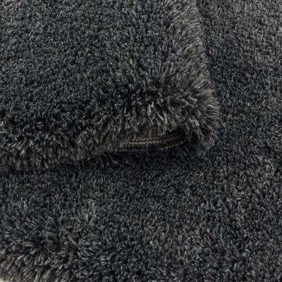 Tapet Ayyildiz Carpets FLUFFY 3500, grëndel i lartë 50 mm, formë rreth, gri e errët