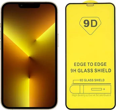 Xham mbrojtës Takeme 9D Hybrid Full Cover për iPhone 14 Pro Max, fleksibël, i zi
