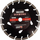 Disk prerës STONER Diamond, diamant me segmente, 230mm, për beton, i zi