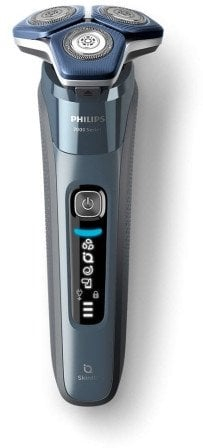 Rroje elektrike PHILIPS Series 7000 S7882/55, për rruajtje me ujë edhe thatë, me koka rrotulluese, Ice Blue