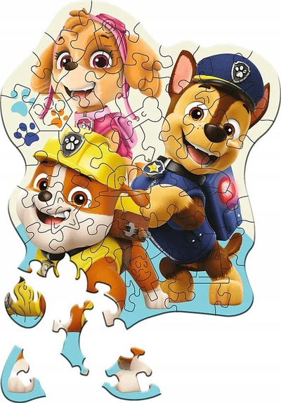Puzzle druri Trefl PAW Patrol Funny, 50 copa, shumëngjyrësh