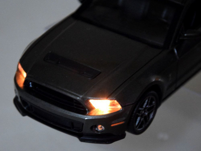 Makinë lodër me pult Ford Mustang Shelby GT500, 1:24, 2.4GHz, e kuqe
