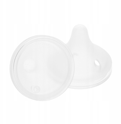 Biberon silikoni Nuk S, set 2 copë, për foshnje, transparent