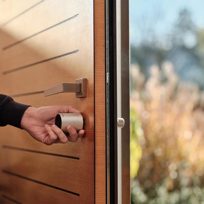 Zgjatje bravë e zgjuar Netatmo Smart Doorlock, 45 mm, çelik inoks, ngjyrë argjendi