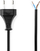 Kabllo rryme Nedis CEGL11700BK30, 3m, Type C, i zi