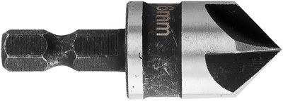 Frezë fazetimi Graphite 54T421, Hex 1/4", 16mm, e zezë