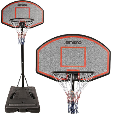 Kosh basketbolli Enero Junior Adjustable, 1.9 2.6m, me rrota, i zi