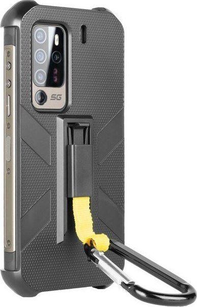 Futrollë Ulefone Armor X10 Pro, me mbajtëse, me karabinë, e zezë