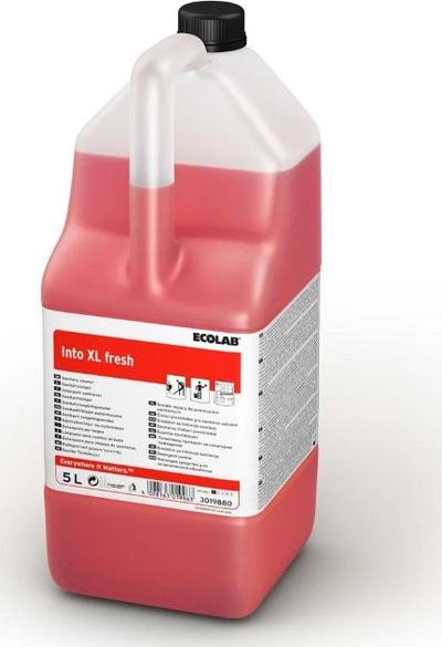 Solucion pastrimi për tualet Ecolab Into XL Fresh, profesional, bidon 5L