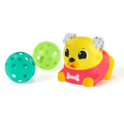 Lodër interaktive Lamaze Crawl and Chase Pug Popper, për zvarritje, multingjyrëshe