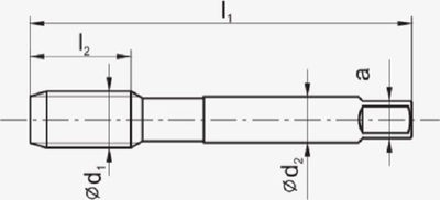 Set çeke për filetimin A4, HSSE PM HRC40, DIN 2181 M16x1.5, metalik