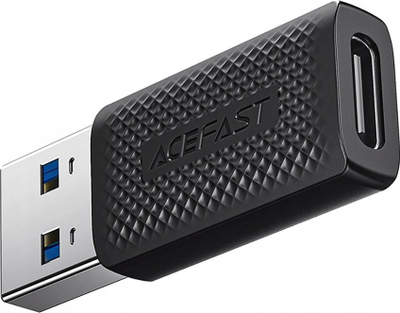 Adapter Acefast J2 USB C në USB A 3.0, 5Gb/s, i zi