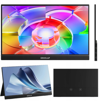 Monitor portativ Zeuslap ZP156K, 15.6", 2.5K QHD 120Hz, i zi