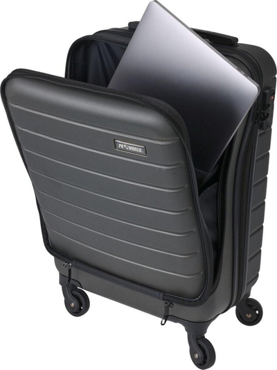 Valixhe udhëtimi XQMAX Suitcase Travel 20", 4 rrota, gri e errët