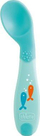 Lugë për bebe Chicco Take Eat Easy, mbi 8 mujsh, plastike, blu