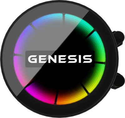 Ftohës uji për procesor Genesis Hydria 360, radiator 360mm, ARGB, i zi