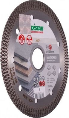Disk diamant Distar Diamond Blade MultiGres 7D, 125mm, për porcelan dhe qeramikë