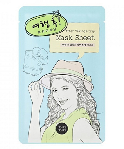 Maskë ndriçuese për fytyrë Holika Holika After Taking a Trip, 16 ml