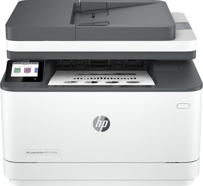 Printer multifunksion HP LaserJet Pro M3102fdn, A4, mono lazer, i bardhë