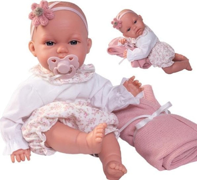 Kukull bebe Antonio Juan Toneta, 34cm, sytë blu