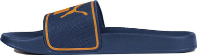 Shapka Puma Leadcat 2.0 384139, rrip i gjerë, shollë me formë, blu navy