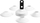 Kone stërvitëse YakimaSport White, set 30 copë, plastike, të bardha