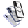 Futrollë Dux Ducis Skin X Pro MagSafe për Samsung Galaxy S24 Plus, me kapak dhe xhep karte, blu