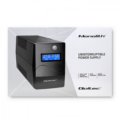 [OUTLET] UPS Qoltec Monolith, 0.45 kVA, 240W