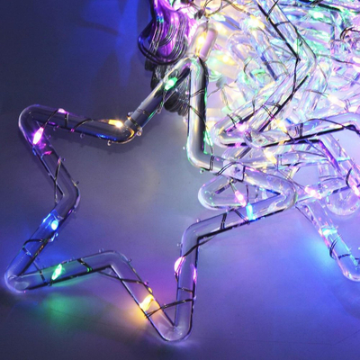 Завеса светилки CHRISTMAS TREE LIGHTS, 235 ЛЕД, 120x120 см, повеќебојна