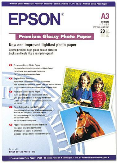 Letër për foto Epson, A3, 255 g/m², shkëlqyese