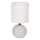 Llambë tavoline PWL-1210 pakoworld E14 60W gri qeramike D13x25cm