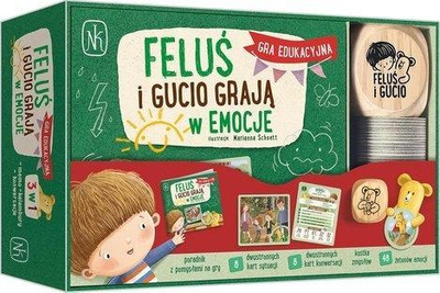 Loja edukative Nasza Księgarnia Feluś and Gucio Luajnë me Emocionet, për emocione, për kalamaj