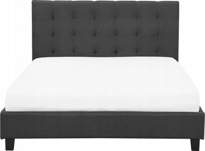 Француски кревет Eu Waterbed, 140x200cm, тапацир полиестер, темно сив
