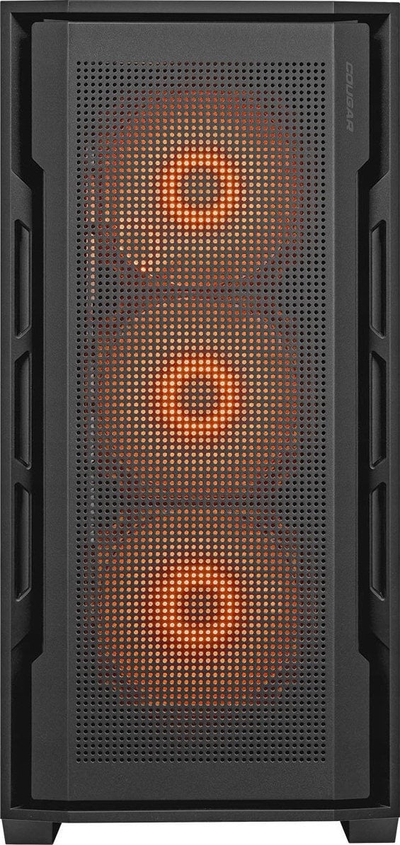 Kuti kompjuteri Cougar Uniface RGB, Middle Tower, 4 ftohës RGB, e zezë