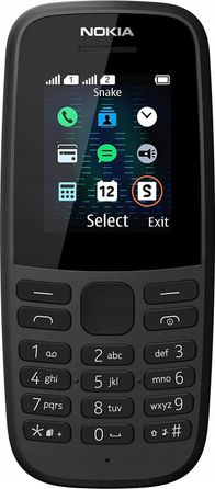 Telefoni Nokia 105 2019, 4MB, Dual SIM, i zi
