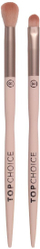Set furçash për sy Top Choice Softness, 2 copë, najlon, rozë