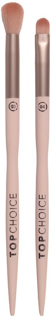 Set furçash për sy Top Choice Softness, 2 copë, najlon, rozë