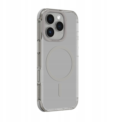 Mbulesë telefoni Amazingthing Omni Mag për iPhone 16 Pro, që s’e ha kollaj goditja, gri