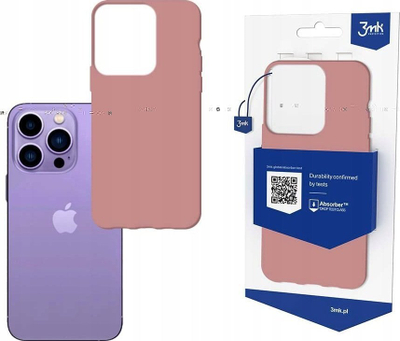 Mbrojtëse telefoni 3MK Matt Case për Apple iPhone 14 Pro Max, TPU, lychee
