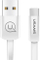 Kabllo USB USAMS US-SJ200 U2, Type-C në USB, 1.2m, e bardhë