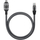 Мрежен кабел Техли ICOC U3C-RJ45-030, USB-C во гигабитен етернет RJ45, Cat6, 3 m, сива