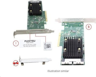 Kartë kontrolluese RAID Fujitsu PRAID CP600i, PCIe, FH LP