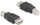 Adapter USB Delock USB 2.0, Type B mashkull në Type A femër, i zi