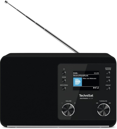 Radio TechniSat DigitRadio 307 BT, e zezë