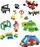 Lodra kube ndërtimi Little Geniuses, 160 copë, shumëngjyrëshe
