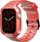 Rrip me mbrojtëse për Apple Watch Skinarma Saido 2 in 1, 44 45mm, i kuq