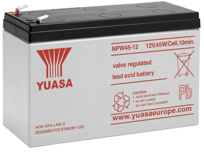 Bateri plumbi Yuasa NPW45-12, 12V, 8.5Ah, gri